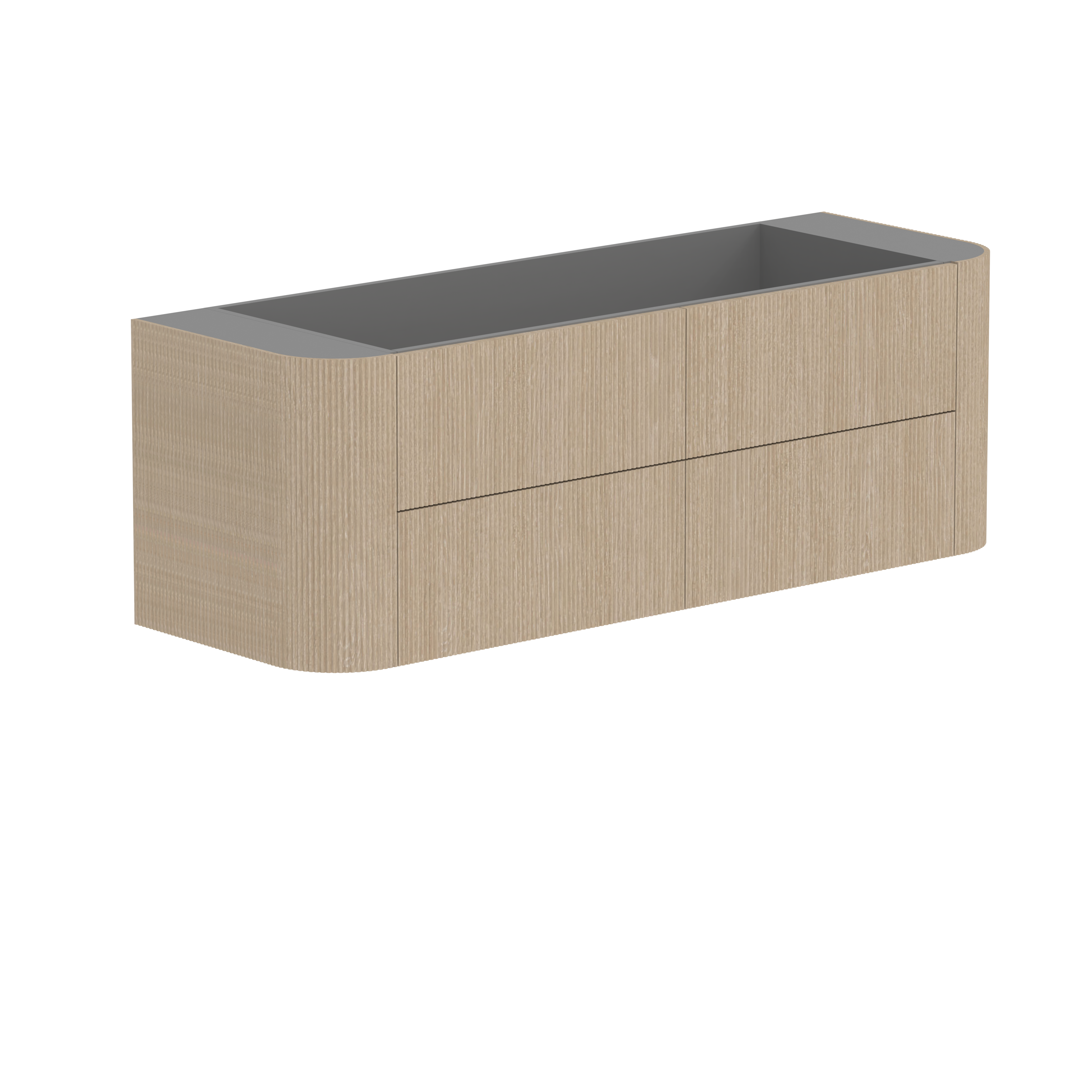 ADP Thirroul Curved Wall Hung Vanity