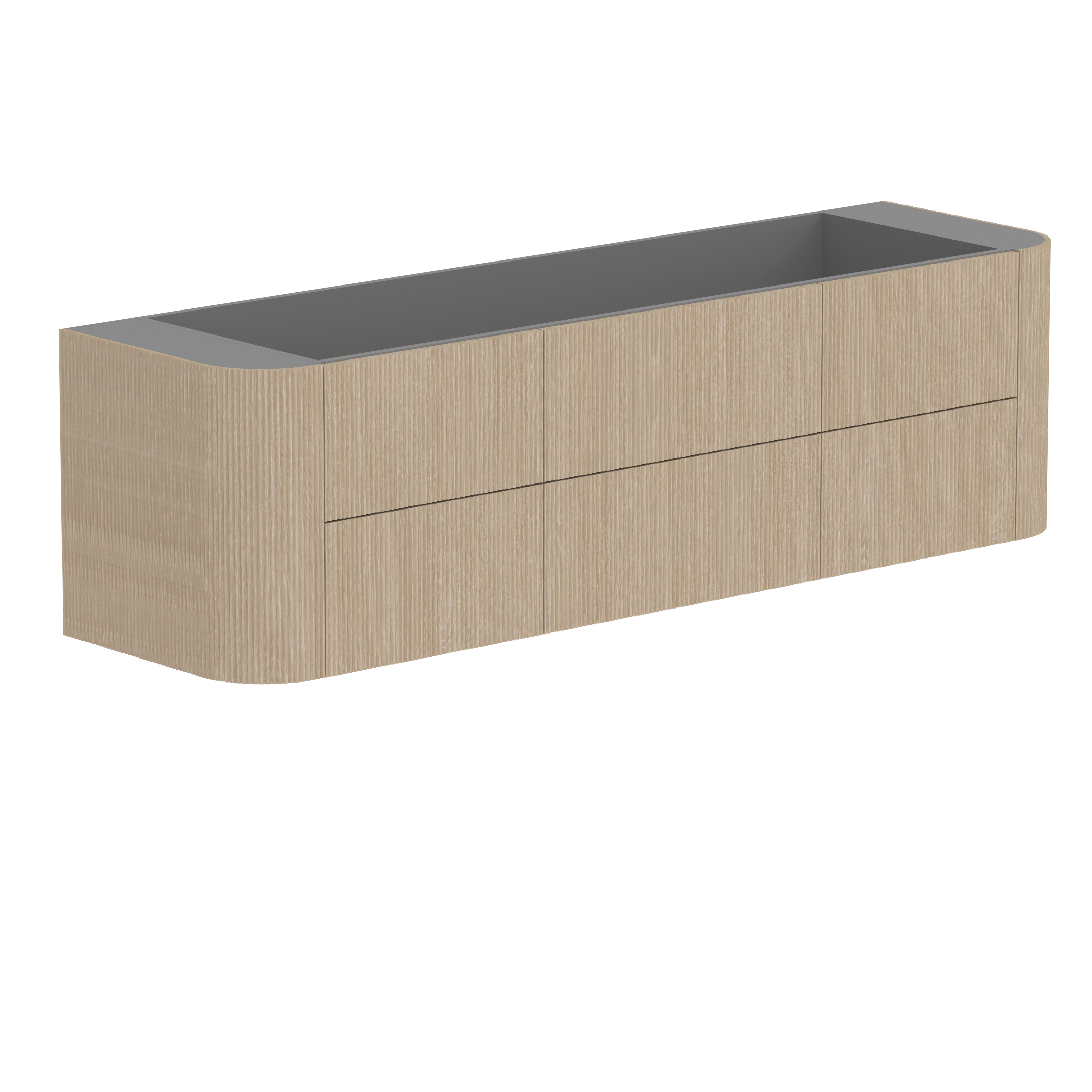 ADP Thirroul Curved Wall Hung Vanity