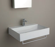 Studio Bagno Shard 60 towel rail - chrome