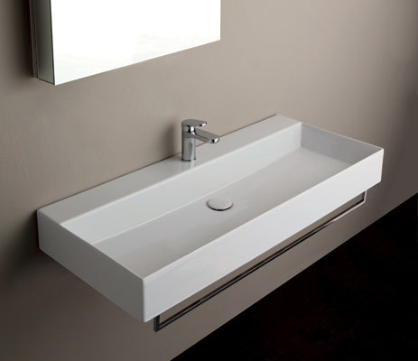 Studio Bagno Shard 75 towel rail - chrome