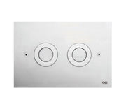 Trend Flush Button-Satin Chrome