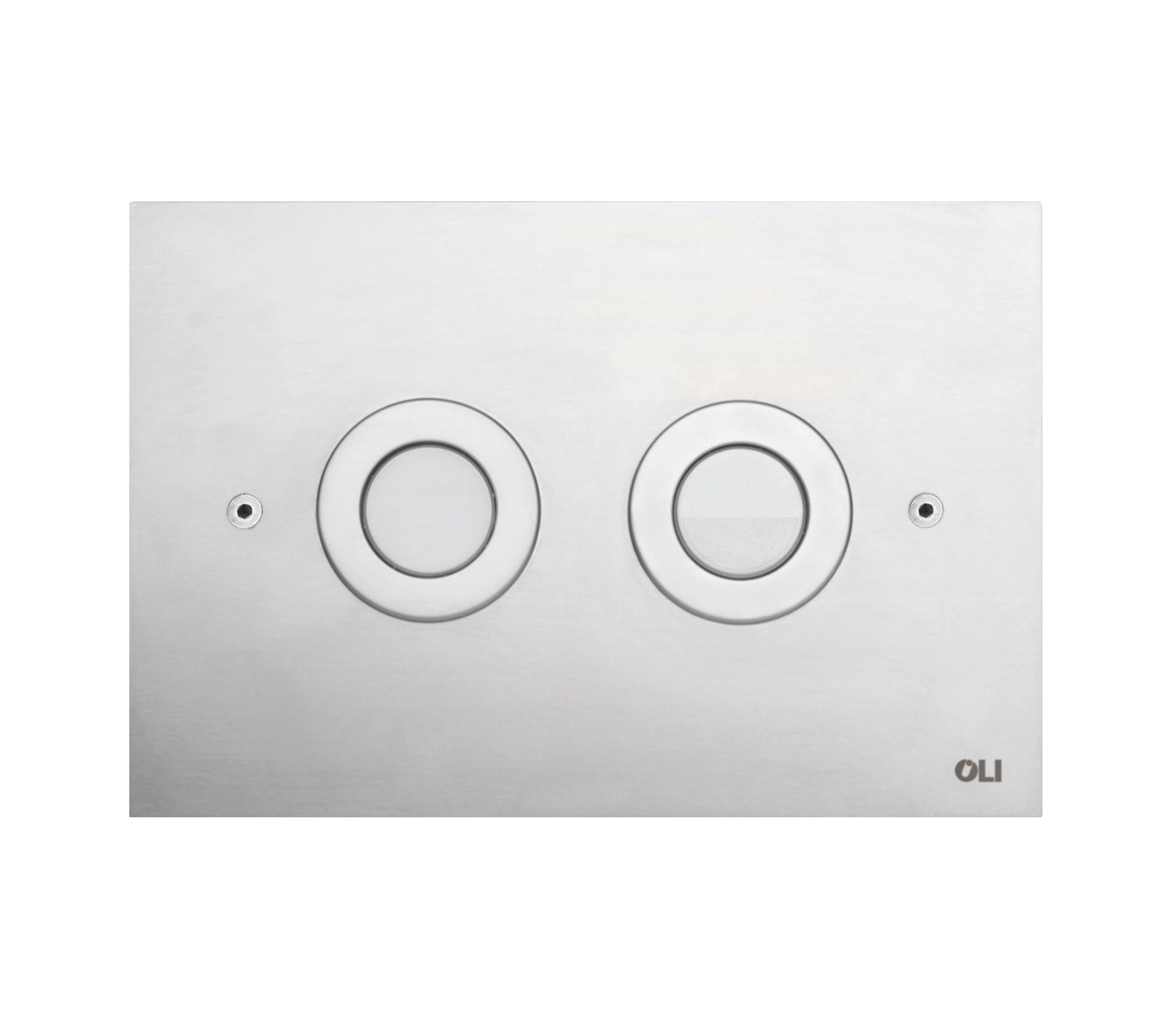 Trend Flush Button-Satin Chrome