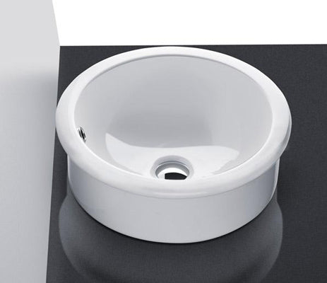 Studio Bagno Tris Bench Basin NTH, Gloss White