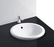 Studio Bagno Tris inset basin NTH, Gloss White