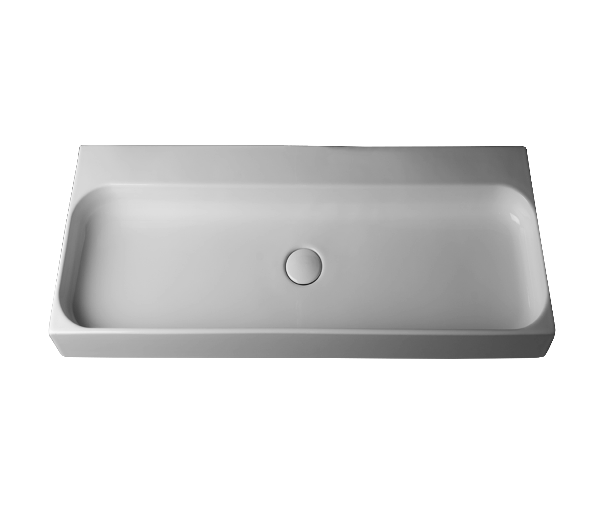 Studio Bagno Unit 100 bench/wall basin NTH, Gloss White
