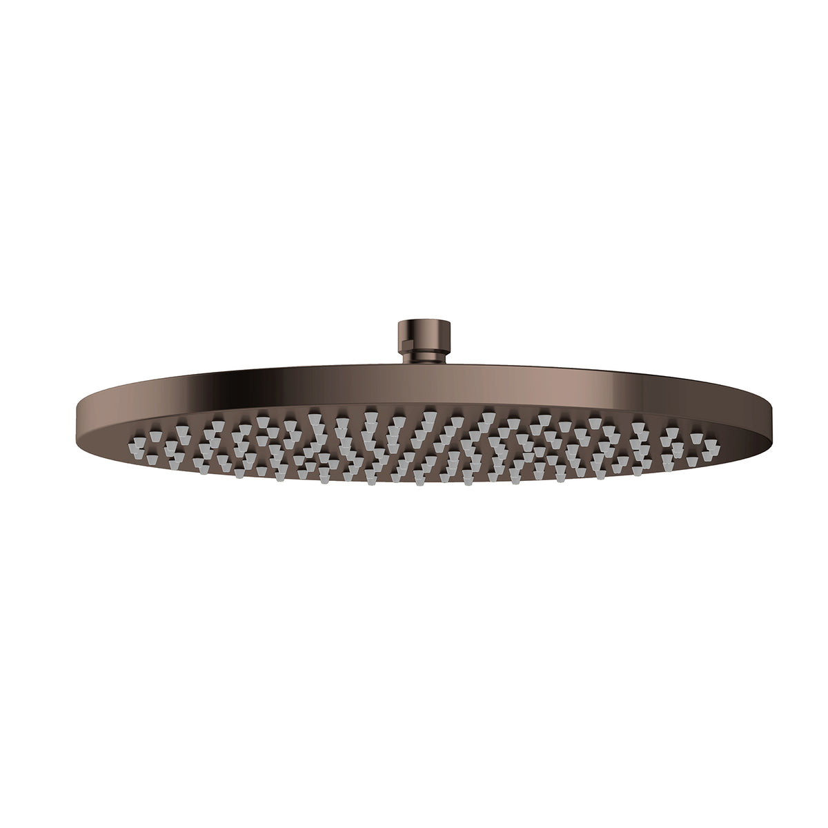 Phoenix Vivid Shower Rose 300mm Round, Brushed Bronze