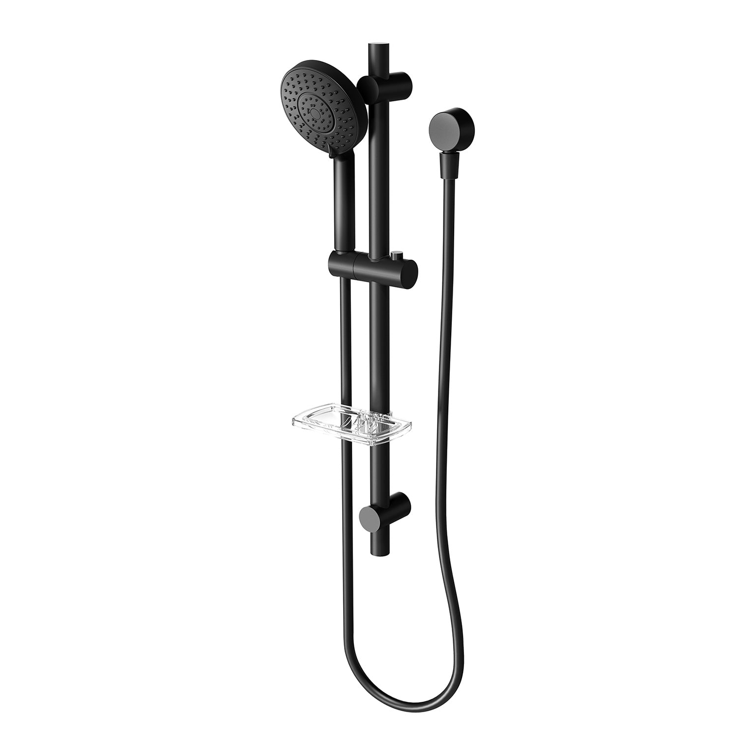 Phoenix Vivid Rail Shower, Matte Black