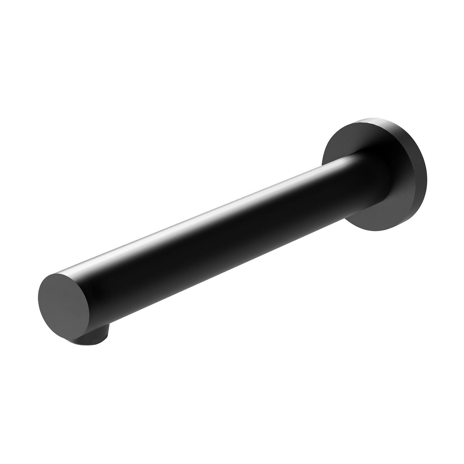 Phoenix Vivid Wall Bath Outlet 200mm, Matte Black