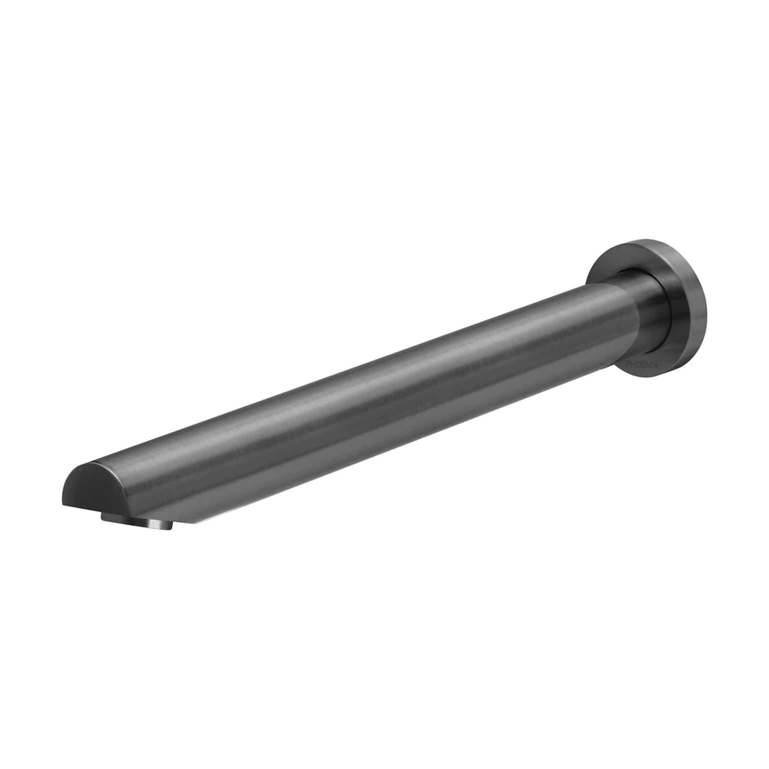 Phoenix Vivid Wall Bath Outlet 32 x 300mm Angled, Brushed Nickel