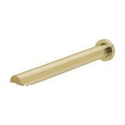 Phoenix Vivid Wall Bath Outlet 32 x 300mm Angled, Brushed Gold