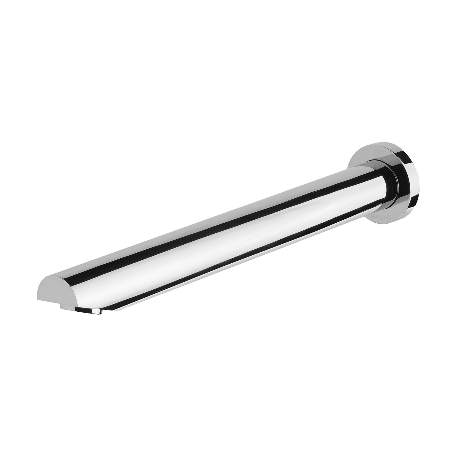 Phoenix Vivid Wall Bath Outlet 32 x 300mm Angled, Chrome
