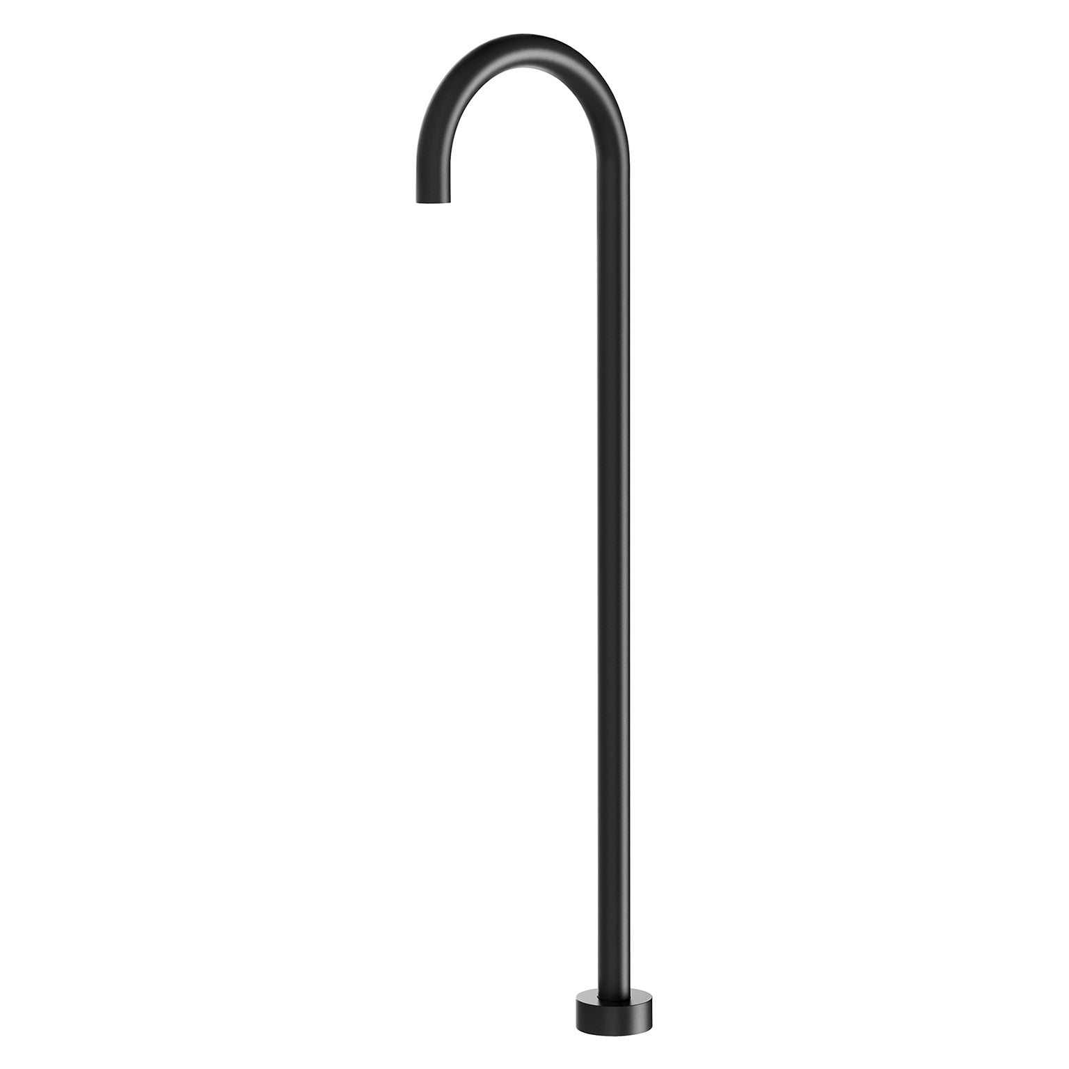 Phoenix Vivid Floor Mounted Bath Outlet 940mm, Matte Black