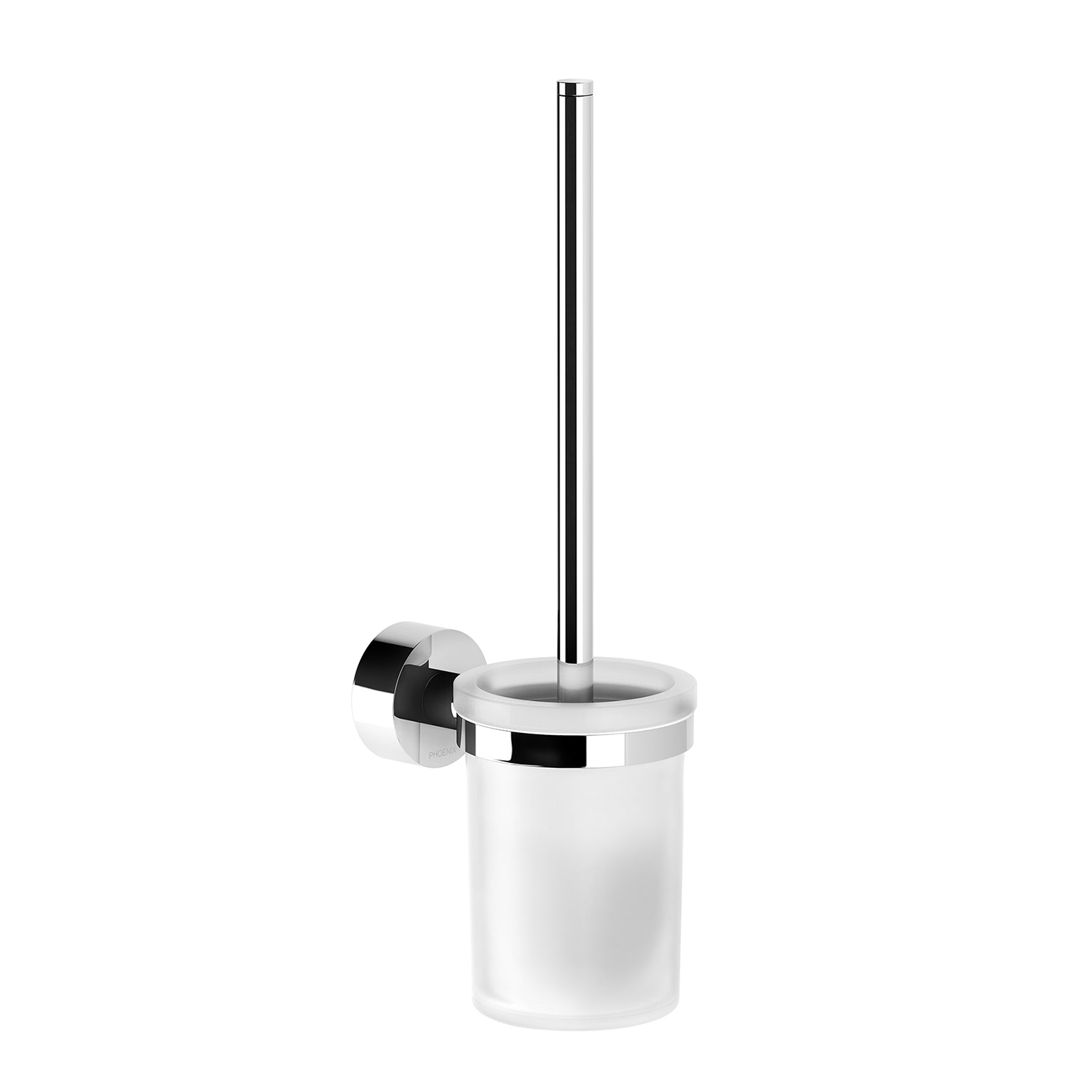Phoenix Vivid Toilet Brush & Holder, Chrome