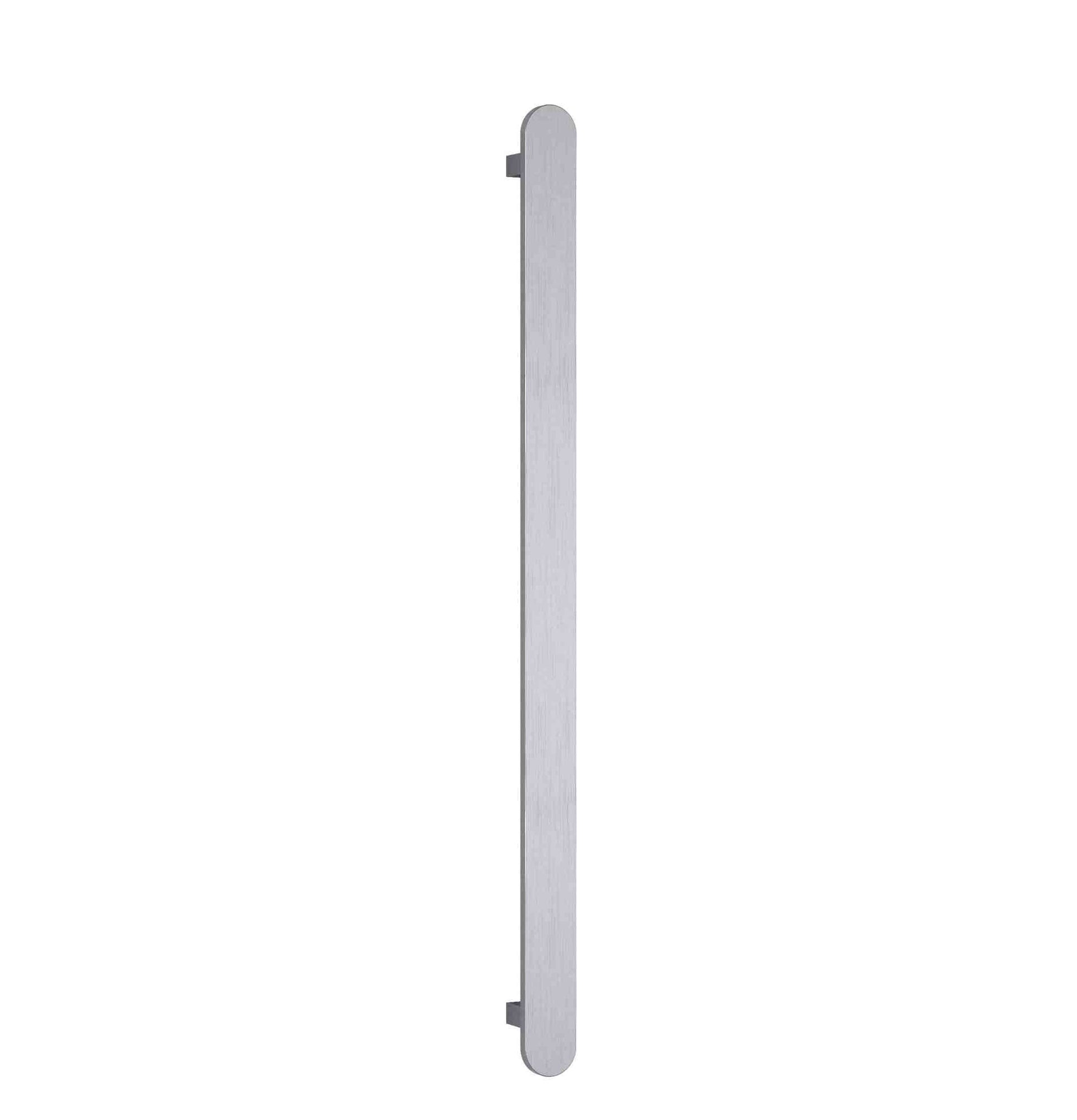 Thermogroup Thermorail Flat/Pill 12Volt Vertical Bar 900x50x50mm 20Watts - Brushed, Brushed Stainless Steel