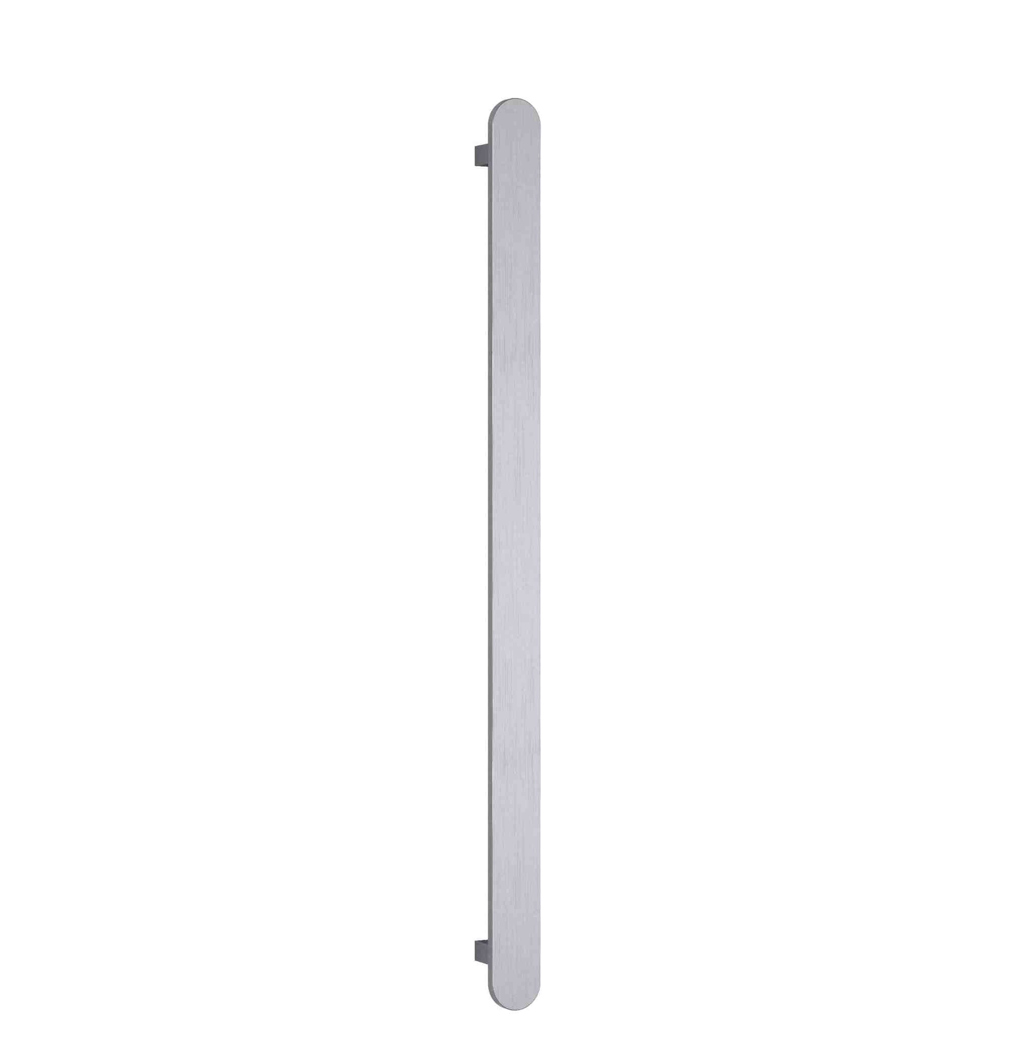 Thermogroup Thermorail Flat/Pill 12Volt Vertical Bar 900x50x50mm 20Watts - Brushed, Brushed Stainless Steel