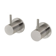 Phoenix Vivid Slimline Wall Top Assemblies, Brushed Nickel