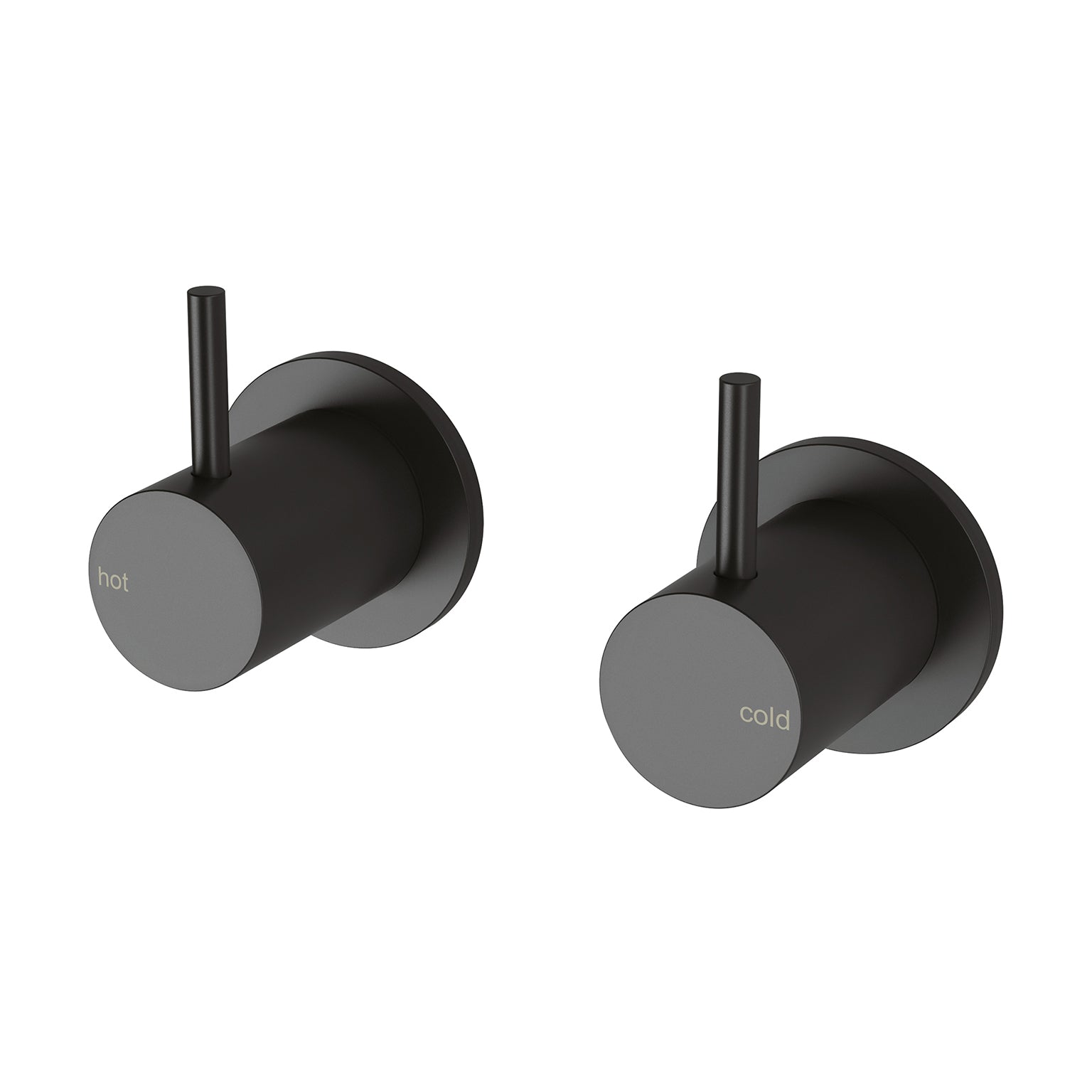Phoenix Vivid Slimline Wall Top Assemblies, Matte Black