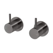 Phoenix Vivid Slimline Wall Top Assemblies 15mm Extended Spindles, Brushed Carbon