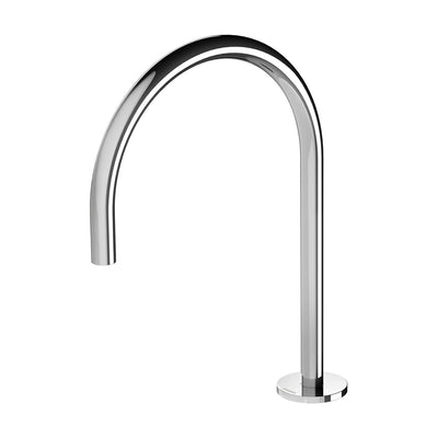 Phoenix Vivid Slimline Hob Sink Outlet 220mm Gooseneck - Lead Free, Chrome