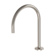 Phoenix Vivid Slimline Hob Sink Outlet 220mm Gooseneck, Brushed Nickel