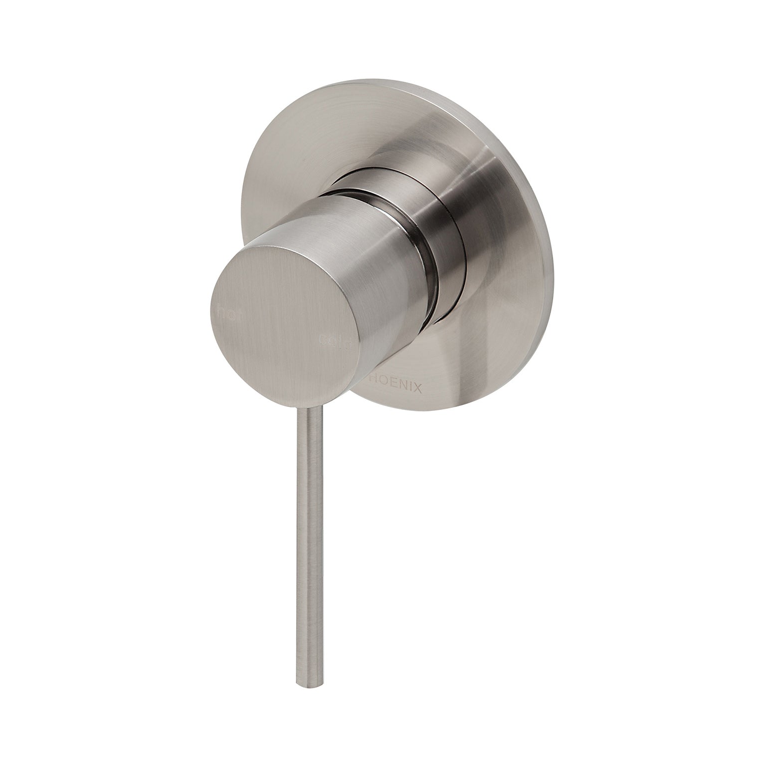 Phoenix Vivid Slimline SwitchMix Shower / Wall Mixer, Brushed Nickel