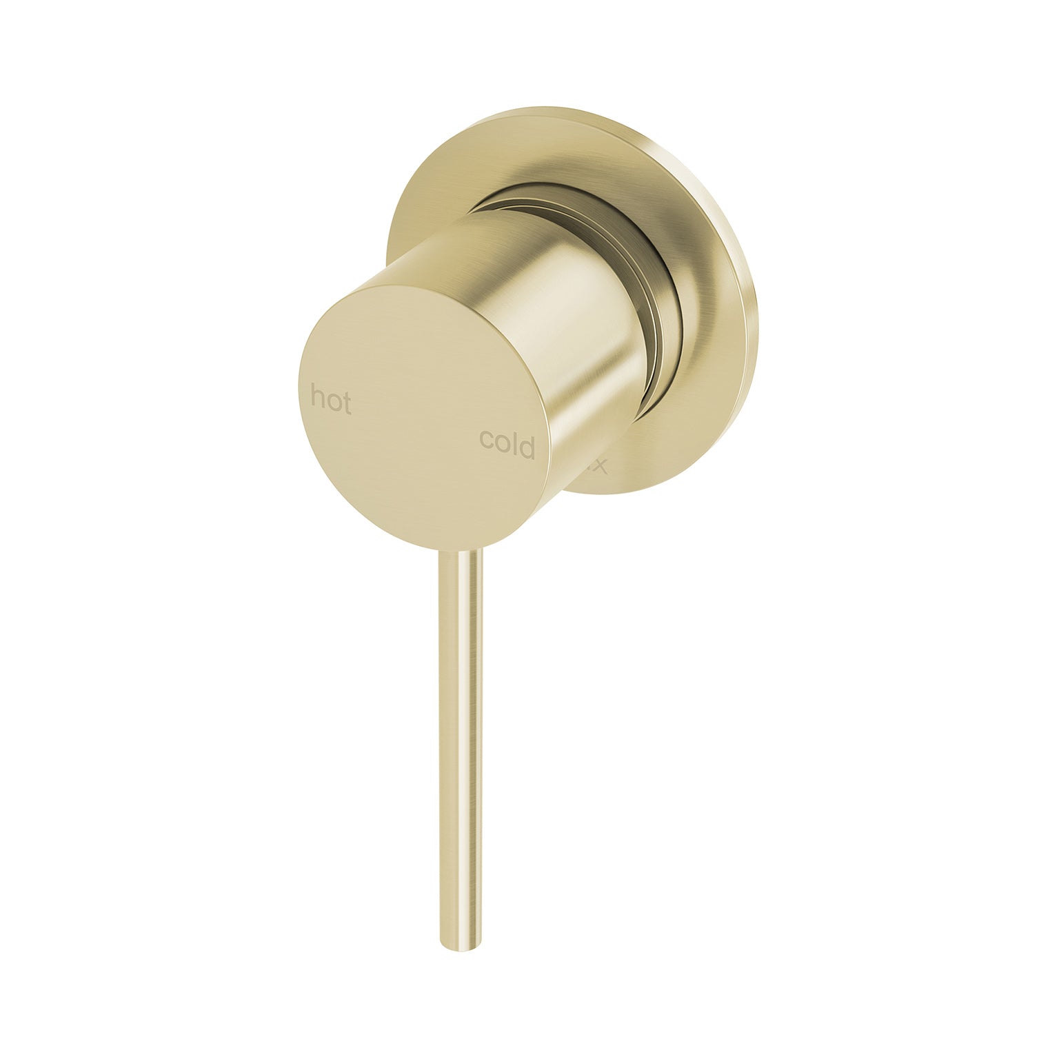 Phoenix Vivid Slimline SwitchMix Shower / Wall Mixer 60mm Backplate, Brushed Gold