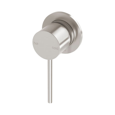 Phoenix Vivid Slimline SwitchMix Shower / Wall Mixer 60mm Backplate (Complete Kit) - Lead Free, Brushed Nickel