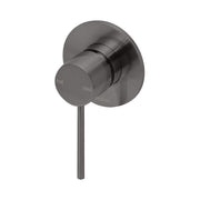Phoenix Vivid Slimline SwitchMix Shower / Wall Mixer Fit-Off Kit, Brushed Carbon