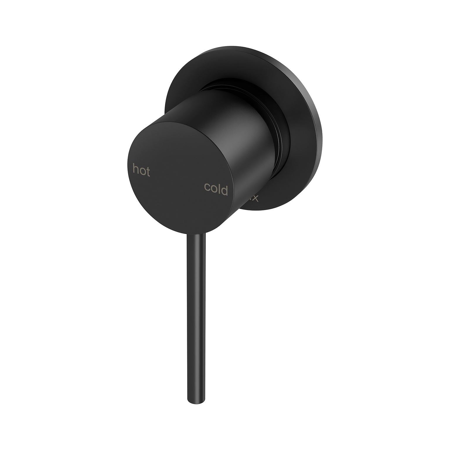 Phoenix Vivid Slimline SwitchMix Shower / Wall Mixer 60mm Backplate Fit-Off Kit, Matte Black