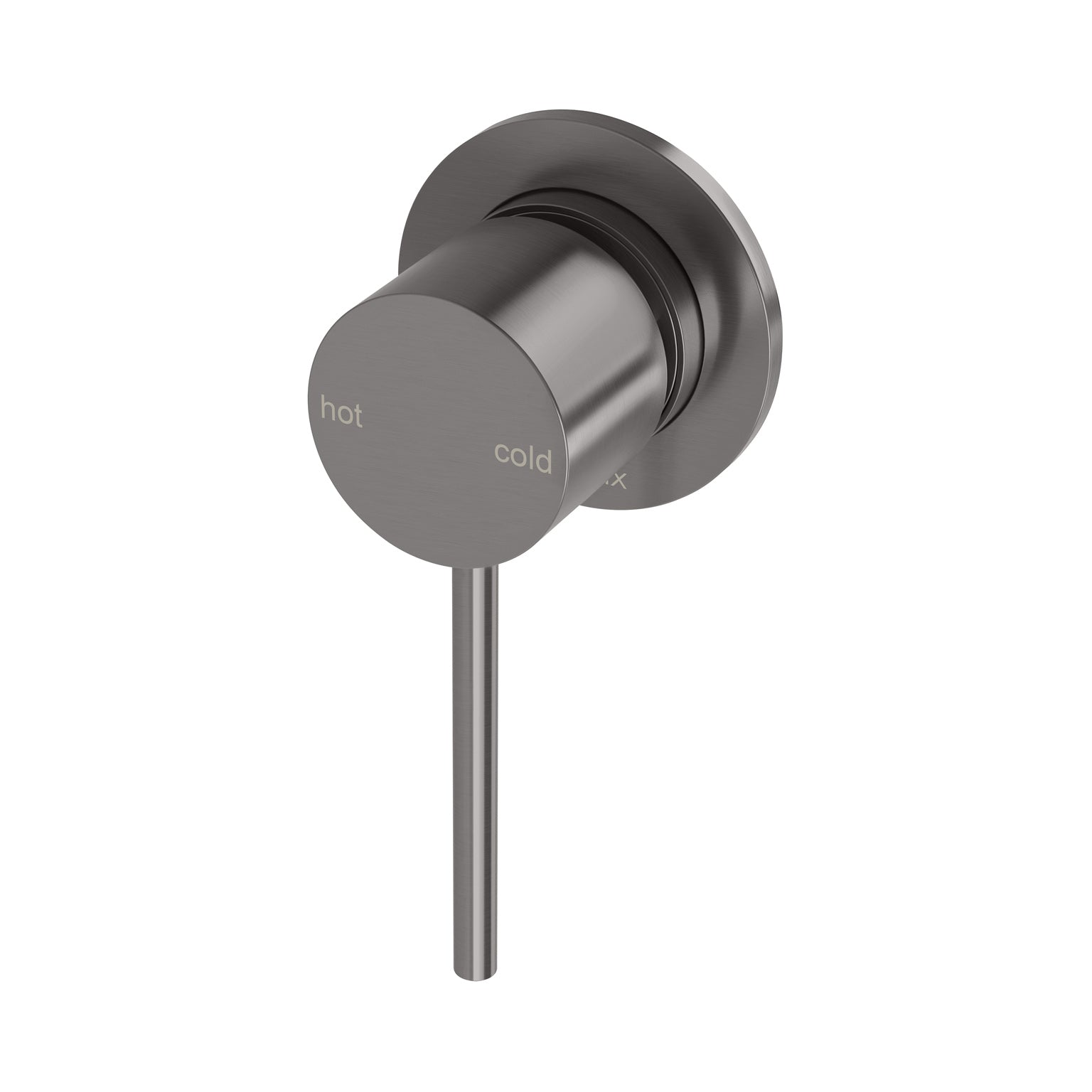 Phoenix Vivid Slimline SwitchMix Shower / Wall Mixer 60mm Backplate Fit-Off Kit, Brushed Carbon