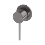 Phoenix Vivid Slimline SwitchMix Shower / Wall Mixer 60mm Backplate Fit-Off Kit, Brushed Carbon