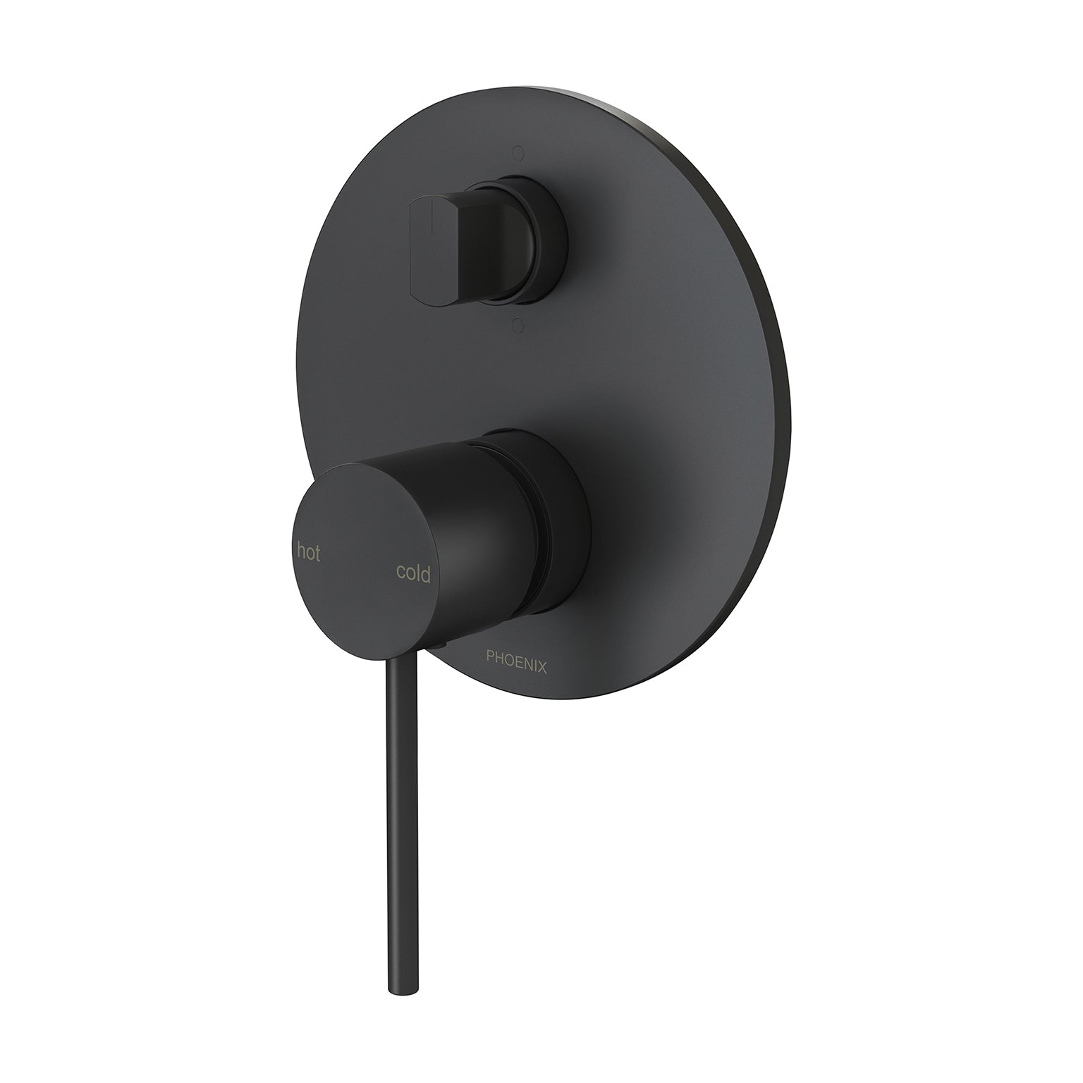 Phoenix Vivid Slimline SwitchMix Shower / Bath Diverter Mixer, Matte Black