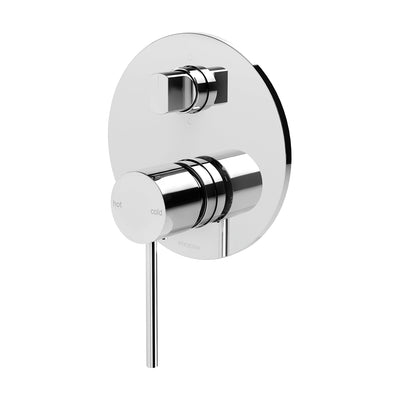 Phoenix Vivid Slimline SwitchMix Shower / Bath Diverter Mixer Fit-Off Kit, Chrome