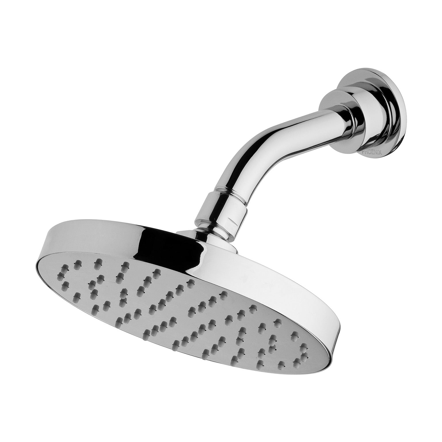 Phoenix Vivid Slimline Shower Arm & 155mm Round Rose, Chrome