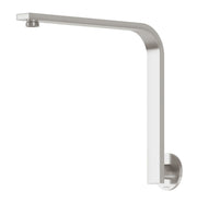 Phoenix Vivid Slimline High-Rise Shower Arm Round Plate, Brushed Nickel