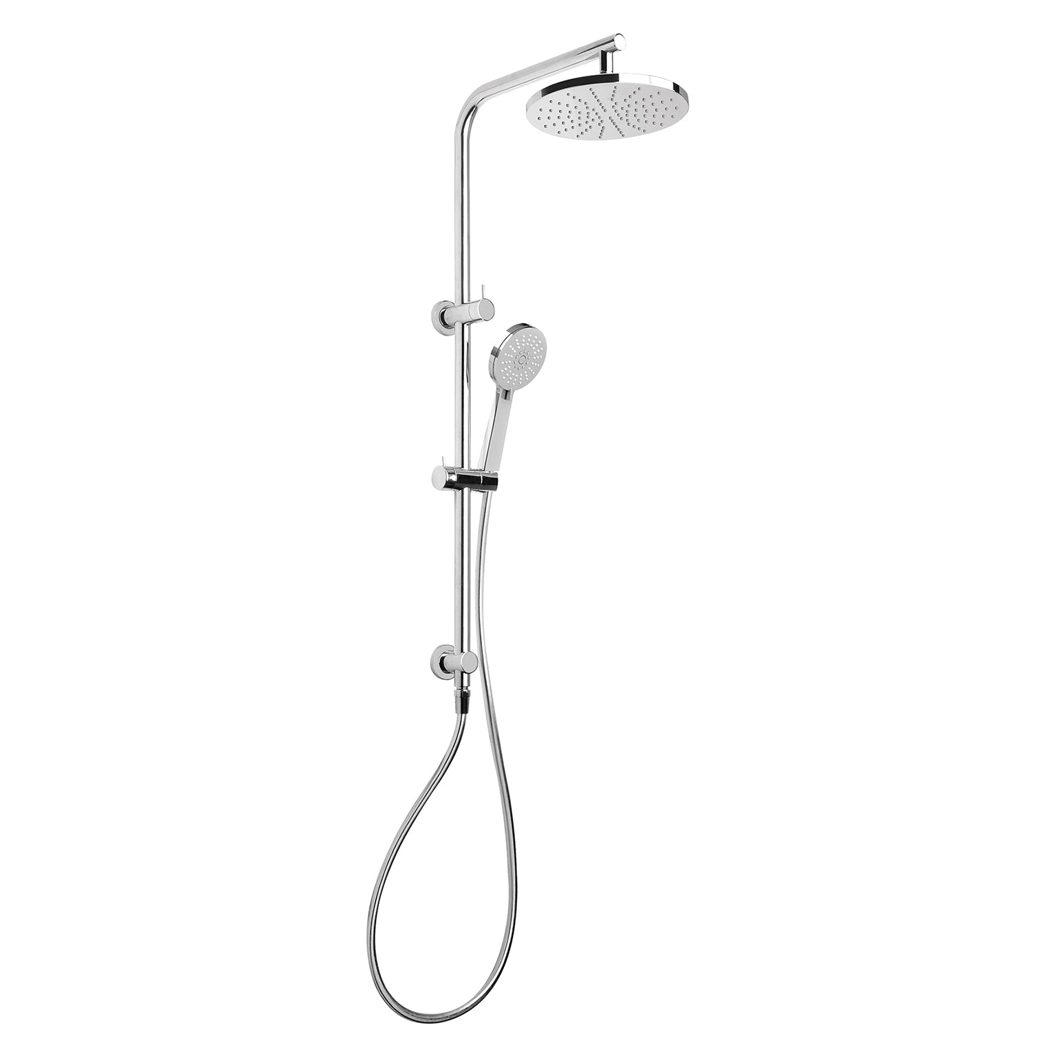 Phoenix Vivid Slimline Twin Shower, Chrome
