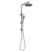 Phoenix Vivid Slimline Twin Shower, Brushed Carbon
