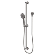 Phoenix Vivid Slimline Extended Rail Shower, Brushed Carbon