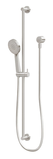 Phoenix Vivid Slimline Extended Rail Shower, Brushed Nickel