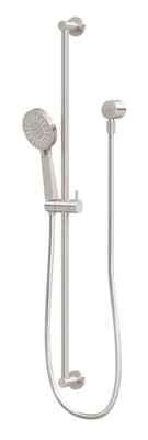 Phoenix Vivid Slimline Extended Rail Shower, Brushed Nickel