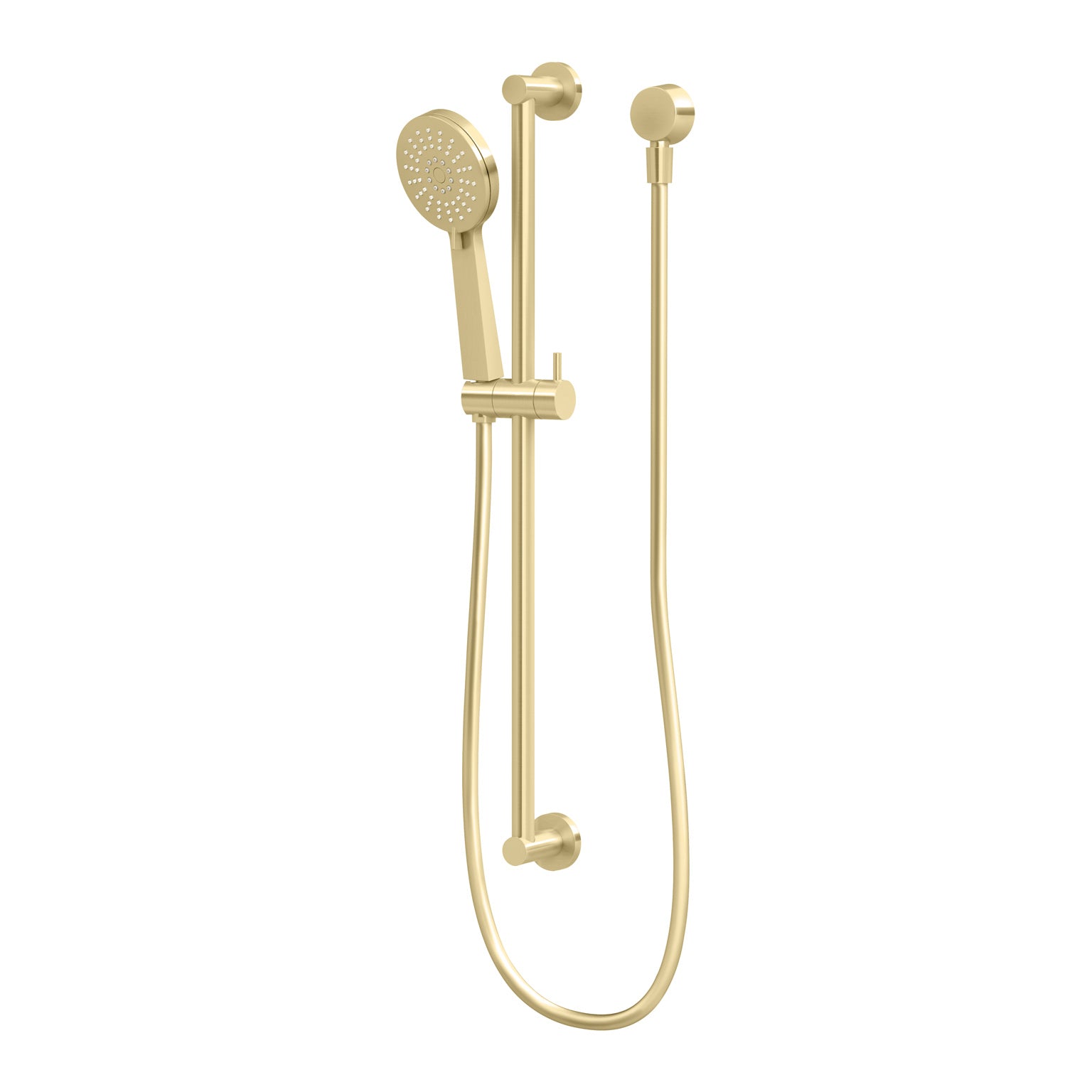 Phoenix Vivid Slimline Rail Shower, Brushed Gold