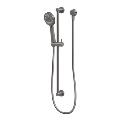 Phoenix Vivid Slimline Rail Shower, Brushed Carbon