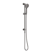 Phoenix Vivid Slimline Water Through Rail Shower, Brushed Carbon