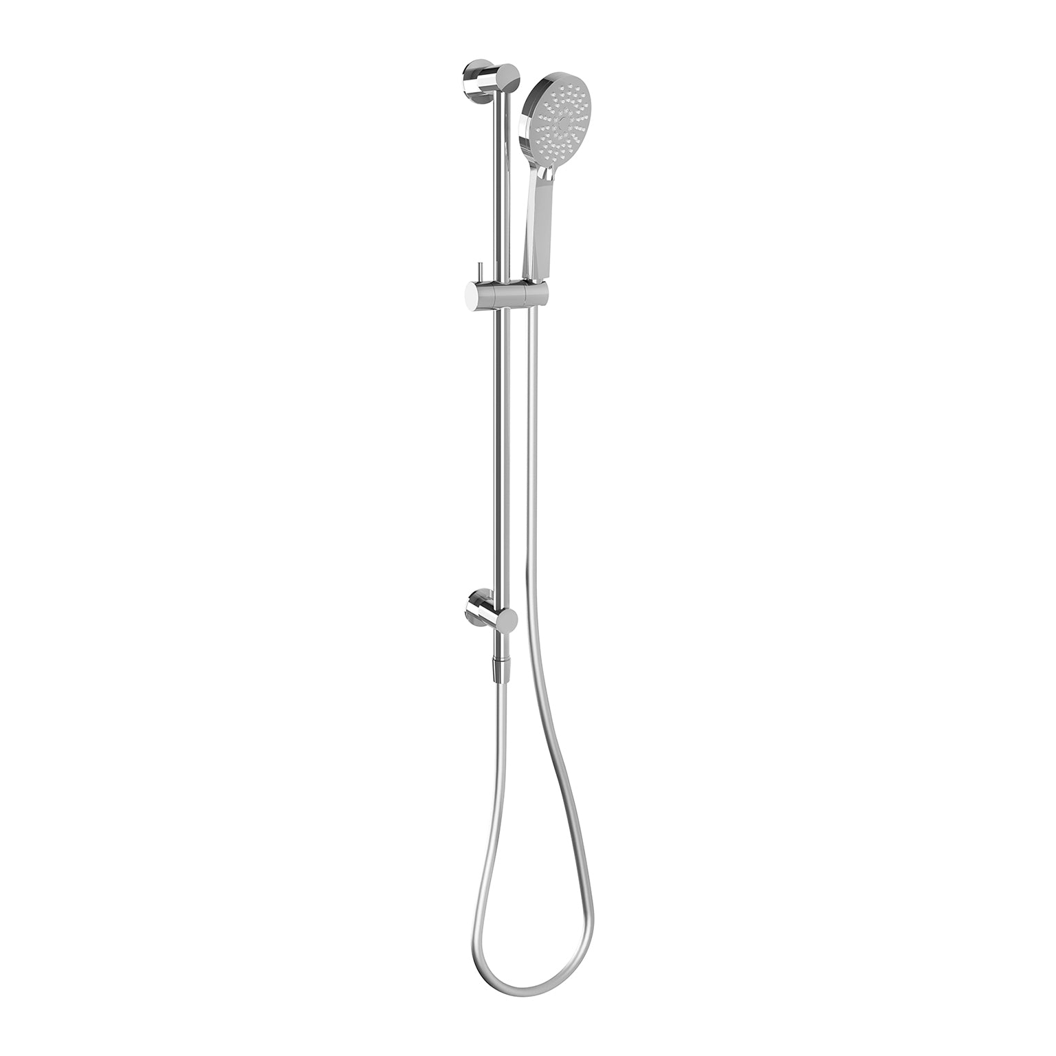 Phoenix Vivid Slimline Water Through Rail Shower, Chrome