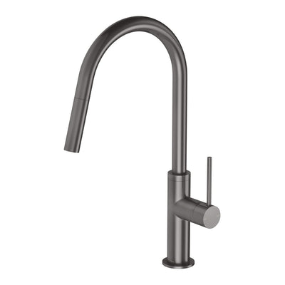 Phoenix Vivid Slimline Pull Out Sink Mixer 200mm - Lead Free, Brushed Carbon