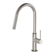 Phoenix Vivid Slimline Pull Out Sink Mixer 200mm, Brushed Nickel