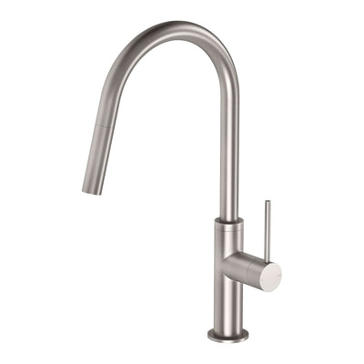 Phoenix Vivid Slimline Pull Out Sink Mixer 200mm - Lead Free, Brushed Nickel