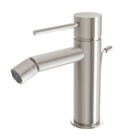 Phoenix Vivid Slimline Bidet Mixer with Pop-Up Waste, Brushed Nickel