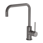 Phoenix Vivid Slimline Sink Mixer 220mm Squareline, Brushed Carbon