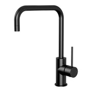 Phoenix Vivid Slimline Sink Mixer 220mm Squareline, Matte Black